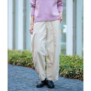 パンツ 「D.M.G / ディーエムジー」 セミスエード両面起毛 アーモンドパンツ レディース