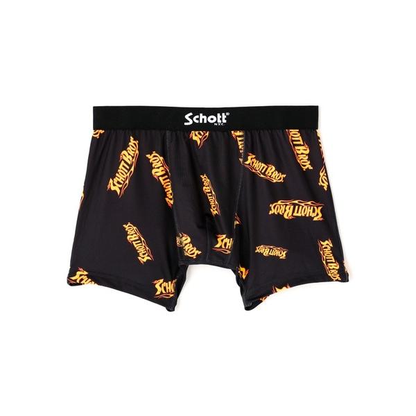 ボクサーパンツ Schott/ショット/BOXER PANTS FLAME LOGO/ボクサーパンツ...