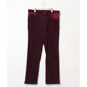 「CASTELBAJAC」 刺繍コーデュロイパンツ 52 パープル メンズ