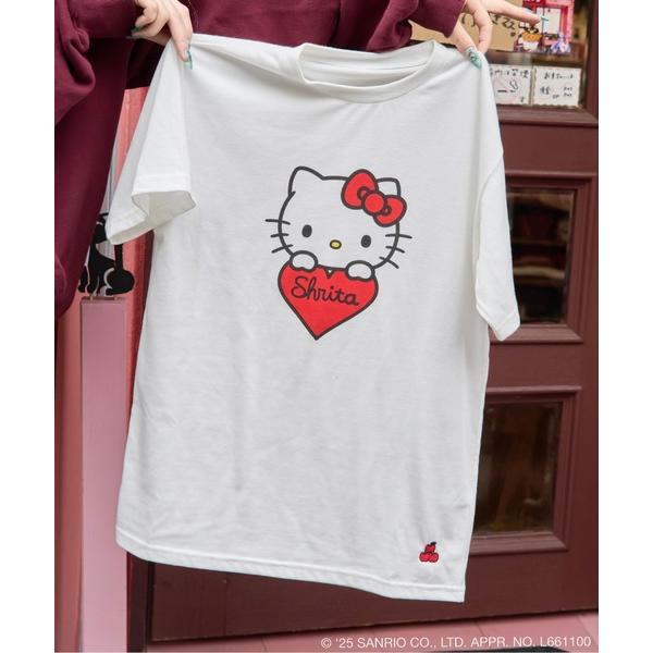 tシャツ 「HELLO KITTY」コラボハートロゴTシャツ キッズ 子供服 女の子