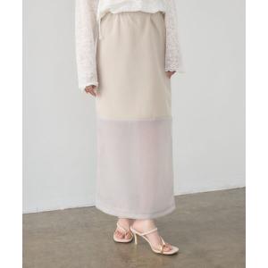 ロング スカート sheer combi sk