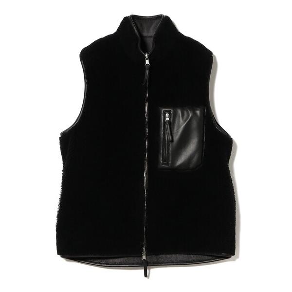 ベスト ジレ 「別注」CINQUANTA / ムートン リバーシブル ベスト メンズ