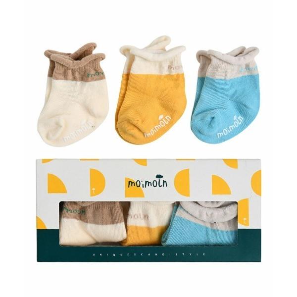 ベビーシューズ 「3点セット」デリー新生児ソックス