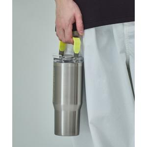 水筒 「保冷保温／大容量900ml／ストロー付」ハンドル2WAYタンブラー / 572946