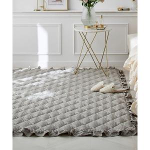 Francfranc（フランフラン） ラグ ラグマット ひんやり冷感キルトラグ