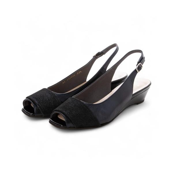 サンダル オープントゥバックベルトサンダル レディース