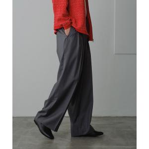 H BEAUTY&YOUTH ダブルクロス AMF 1プリーツテーパードパンツS H BEAUTY&YOUTH UNITED ARROWS（エイチビューティーアンドユース