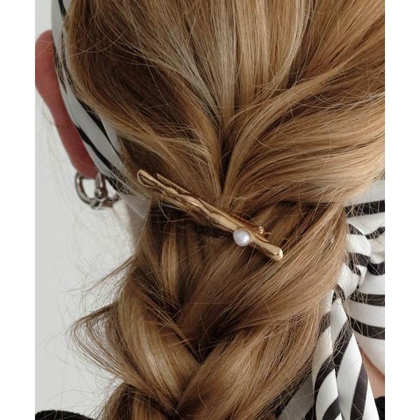 ヘアクリップ ドロップパールヘアクリップ
