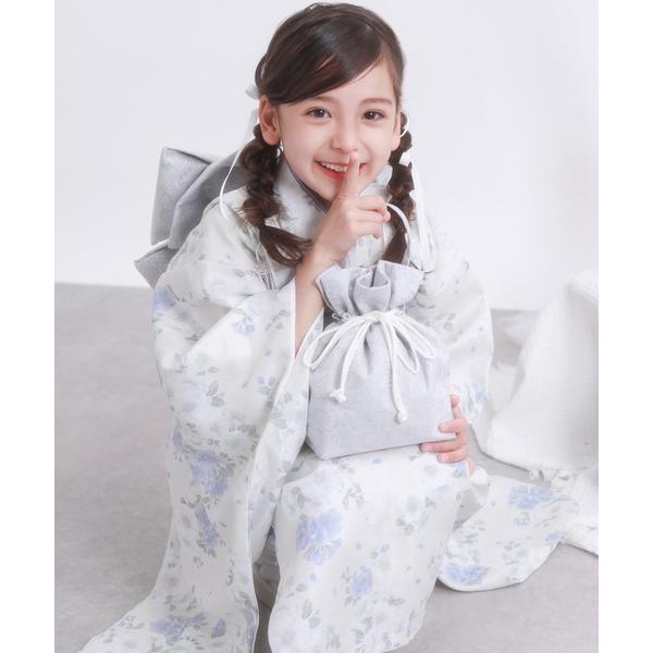 着物 七五三 着物 四つ身 7歳 女の子 15点セット くすみ キッズ 子供 女の子