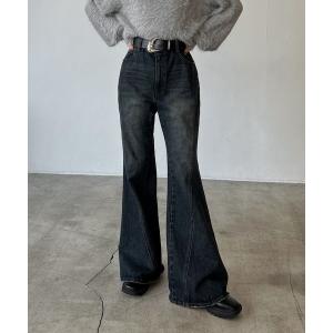 ジーンズ デニム デニムパンツ スリムレッグフレアデニム「4color/4size」 レディース