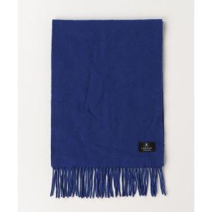 「LANVIN collection」 マフラー - ブルー レディース