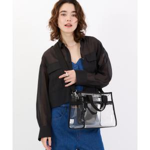 ショルダーバッグ バッグ CLEAR MEDIUM TH TOTE クリアオニキス レディース