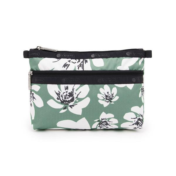 ポーチ COSMETIC CLUTCH トロピカルガーデングリーン レディース