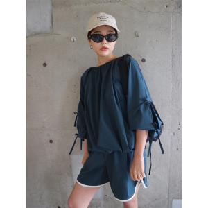 tシャツ Waterlike Ribbon Pullover レディース