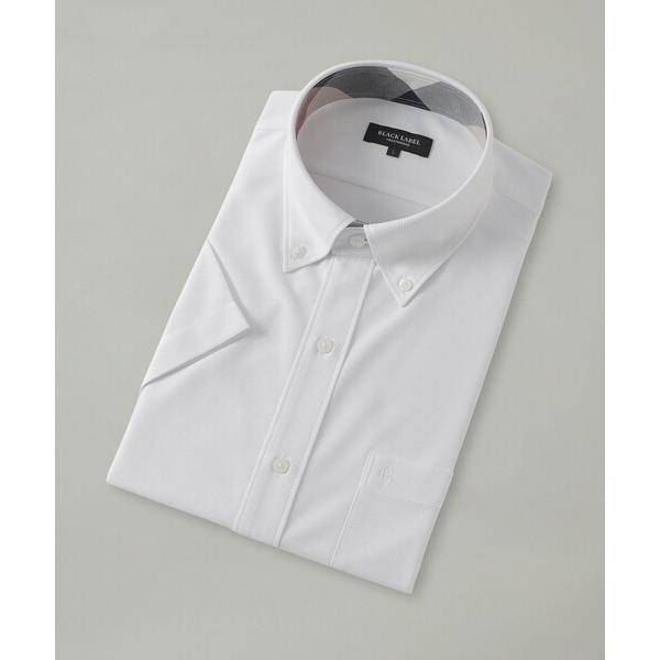 シャツ トリコットカラミ調ハーフボタンダウンシャツ メンズ