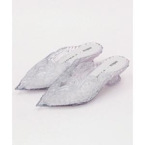 サンダル melissa/メリッサ Melissa + Y/Project Court Shoe / クリア ポインテッドミュール レディース