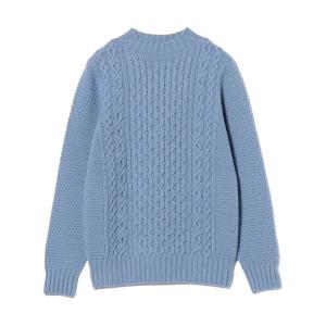 セーター ニット DRUMOHR / 5ゲージ アラン編み ハイネックニット メンズ