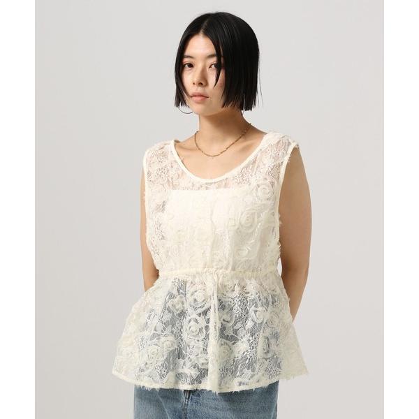 ベスト ジレ 「前後で着られる」2WAYレースベスト レディース