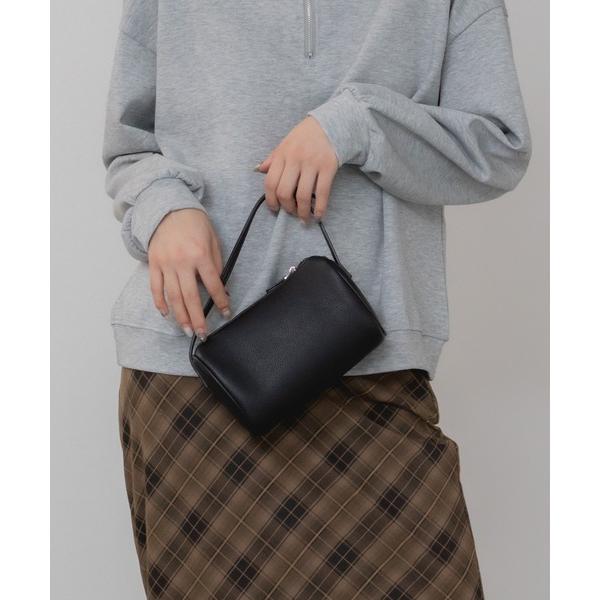 ハンドバッグ 「新色追加」2WAYミニショルダーバッグ / スクエア ハンドバッグ 韓国 ブラウン ...