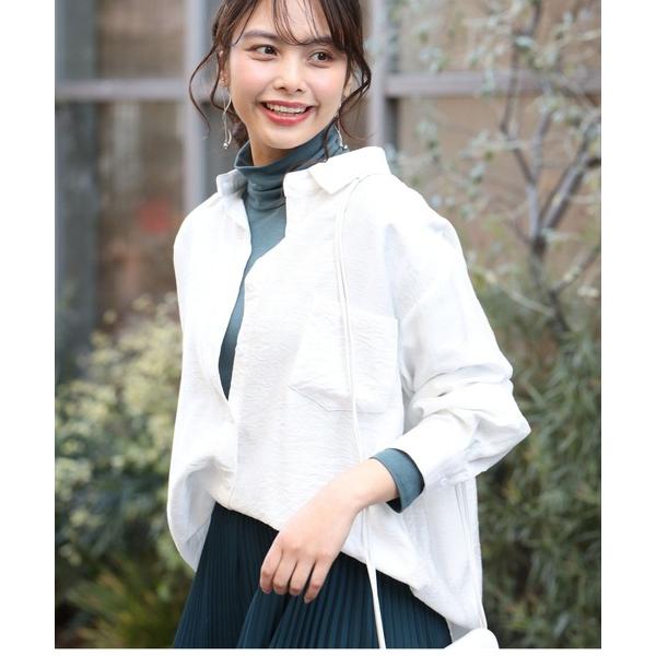 ブラウス シャツ 着まわせる！柔らかシャツ大人のシアーカラー レディース