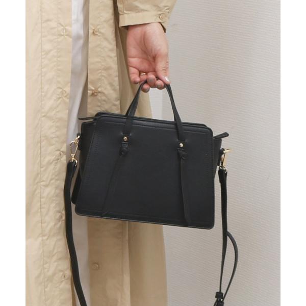ボストンバッグ カシュカシュ cachecache / 結びハンドルバンドバッグ レディース