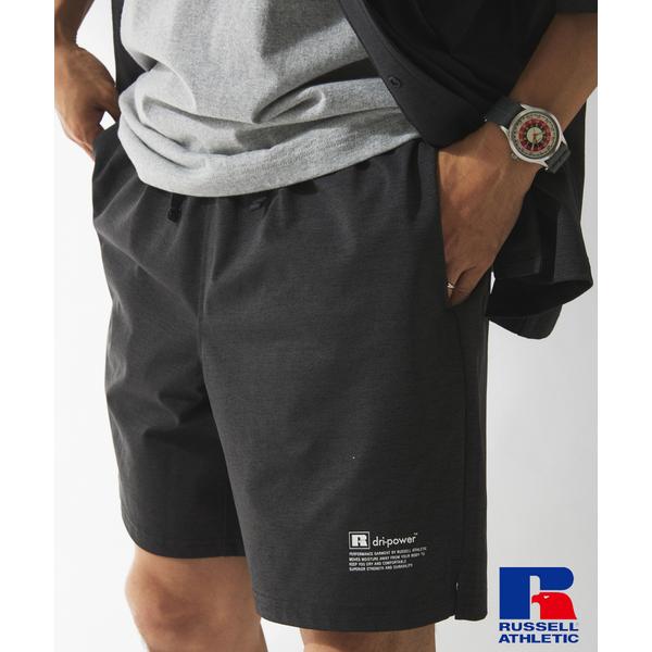 パンツ 吸水速乾 RUSSELL ATHLETIC 別注 DRI-POWER(R) ショーツ メンズ