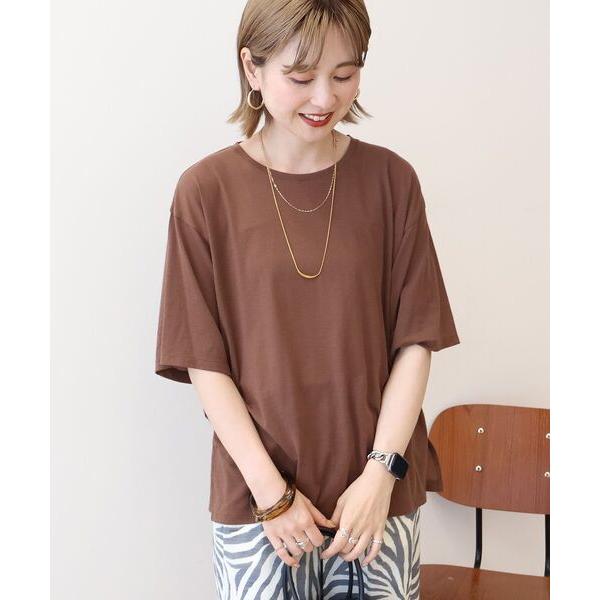 tシャツ シアーボックスTシャツ レディース