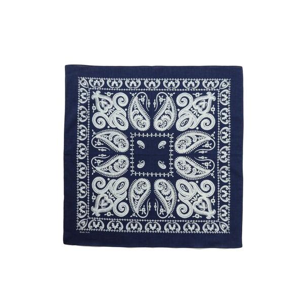 ハンカチ Bandana Discharge Printing メンズ