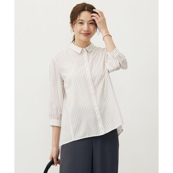 ブラウス シャツ 「洗える」ウォッシャブルキュプラツイル シャツ レディース