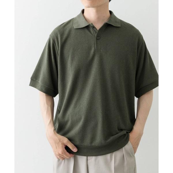 ポロシャツ クレープジョーゼットポロシャツ メンズ