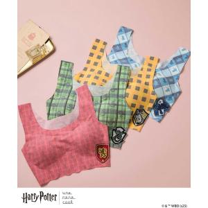 ノンワイヤーブラ ブラジャー 「ハリー・ポッターコラボ」Harry Potter × une nana cool 「綿混」フラット仕上げノンワイヤーブラ