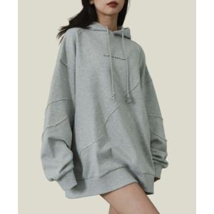 「LEANN MOMENT」 プルオーバーパーカー FREE グレー レディース