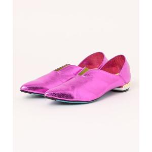 パンプス MANA マナ ポインテッドデザインバブーシュ