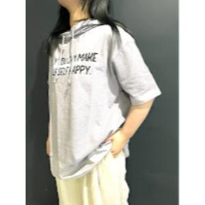 tシャツ ピグメント布帛切り替えPO レディース