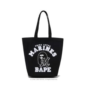 A BATHING APE トートバッグ A BATHING APE APE(エイプ) COLLEGE TOTE BAG (トートバッグ