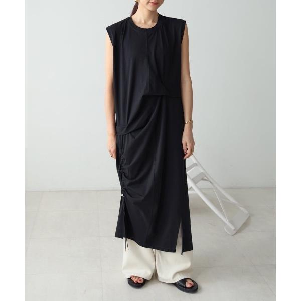 ワンピース SLEEVELESS STACKED DRESS(スリーブレススタックドドレス）