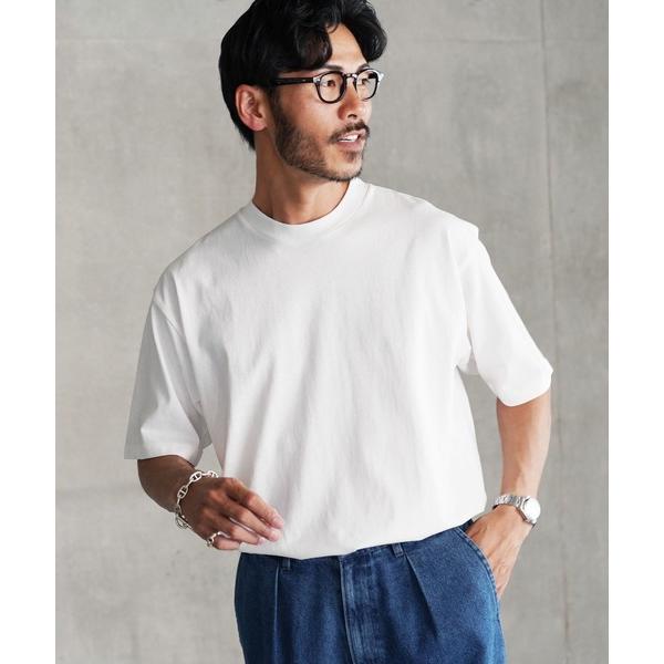 tシャツ タックインスタイル テーパードシルエット ドライタッチ クルーネック 半袖Tシャツ カット...