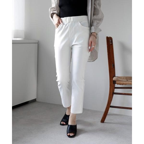 パンツ 「Fizz/フィズ」　ストレッチツイルパンツ(アンクル丈) レディース