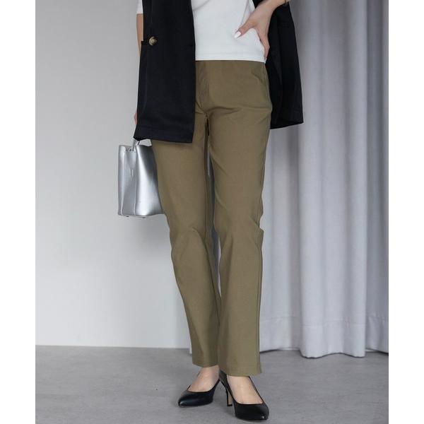 パンツ 「Fizz/フィズ」　ストレッチツイルパンツ(ロング丈) レディース