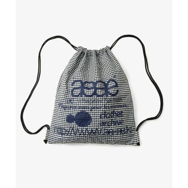 デイバック リュック WEB LOGO CHECK GYM SACK レディース