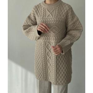 「WILLFULLY」 ニットワンピース FREE ベージュ レディース