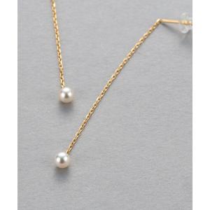 Jewel closet by L&Co. ピアス K10 淡水パール フープ ピアス