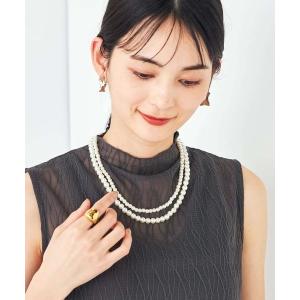 DRESS+（ドレスプラス） ネックレス 一連二連で印象自在なパール