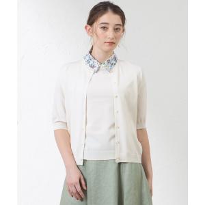 カーディガン ブライトレーヨンカーディガン レディース