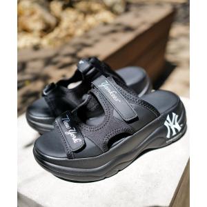 サンダル 「MLB/エムエルビー」厚底スポーツサンダル レディース