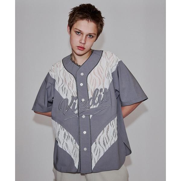 シャツ Jacquard Baseball Shirts/ジャガードベースボールシャツ メンズ レデ...