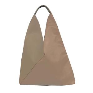 トートバッグ コンビ素材トライアングルトート レディース