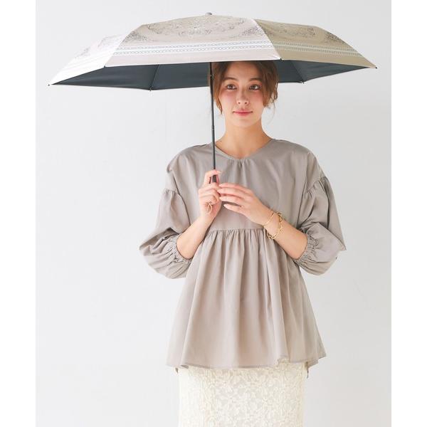 折りたたみ傘 軽量 完全遮光 日傘 折りたたみ傘 uchimizu ウチミズ オーナメント柄 レディ...