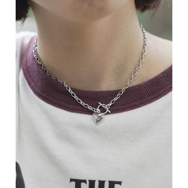 ネックレス ハートモチーフシルバーネックレス(LEY) レディース メンズ