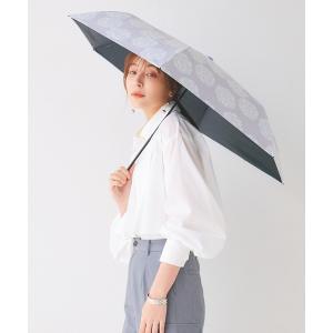 折りたたみ傘 軽量 完全遮光 日傘 折りたたみ傘 uchimizu ウチミズ ドットフラワー柄 レディース
